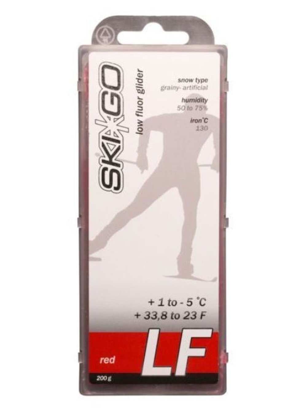 SkiGo  LF Red +1 до -5°C (для старого и искусств. снега) 200