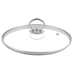 Крышка стекл метал обод метал кнопка 20см TM Appetite