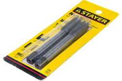 Комплект метчиков Stayer MASTER сталь 9ХС М12х1.5 2 шт 28025-12-1.5-H2