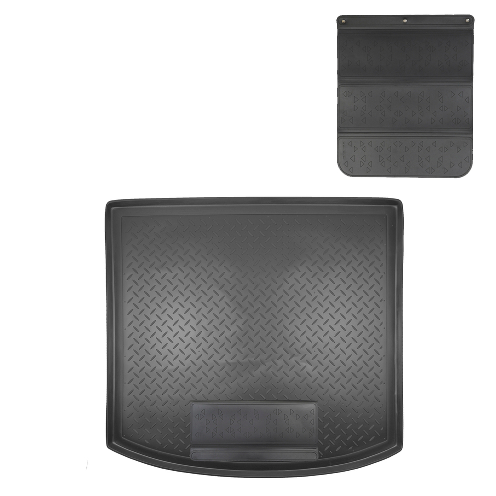 Коврик в багажник Norplast для Volkswagen Touran (2003-) Черный, арт.NPL-P-95-60-APP