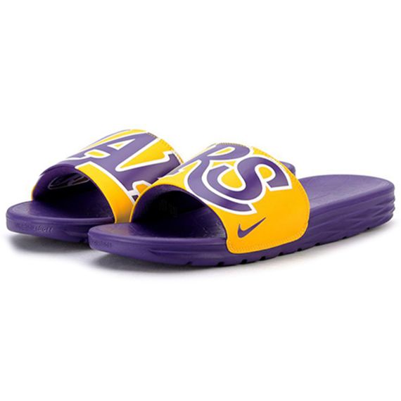Nike Benassi 'Purple Yellow'