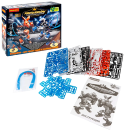 Игрушка конструктор Роботы-Боксеры с гидравлическим управлением Bondibon