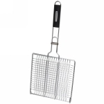 Решетка-гриль 25*25 см BBQ Premium (длина с ручкой 55 см)