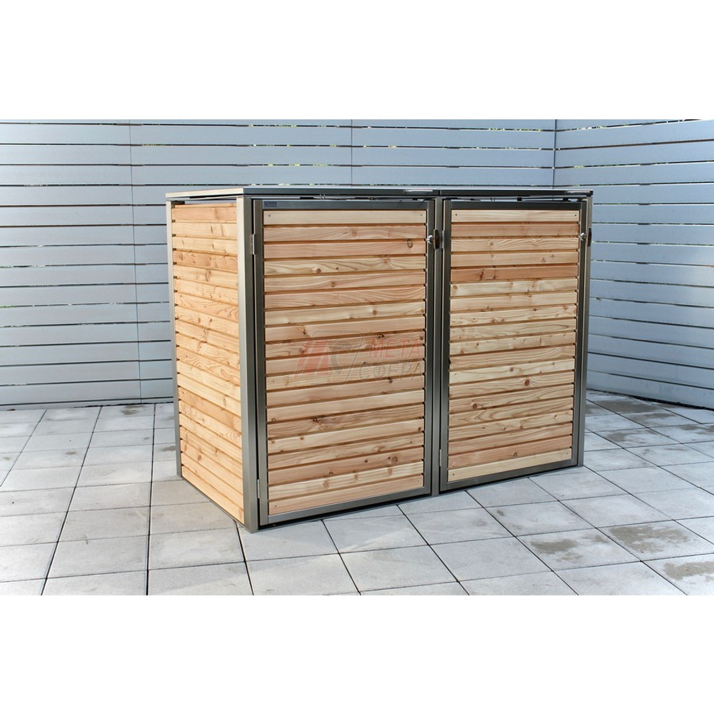 Ограждение для мусорных баков Дакота 2 секции