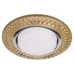 DK LD23 CHP/WH Светильник ЭРА декор cо светодиодной подсветкой Gx53, шампань | Встраиваемые LED светильники