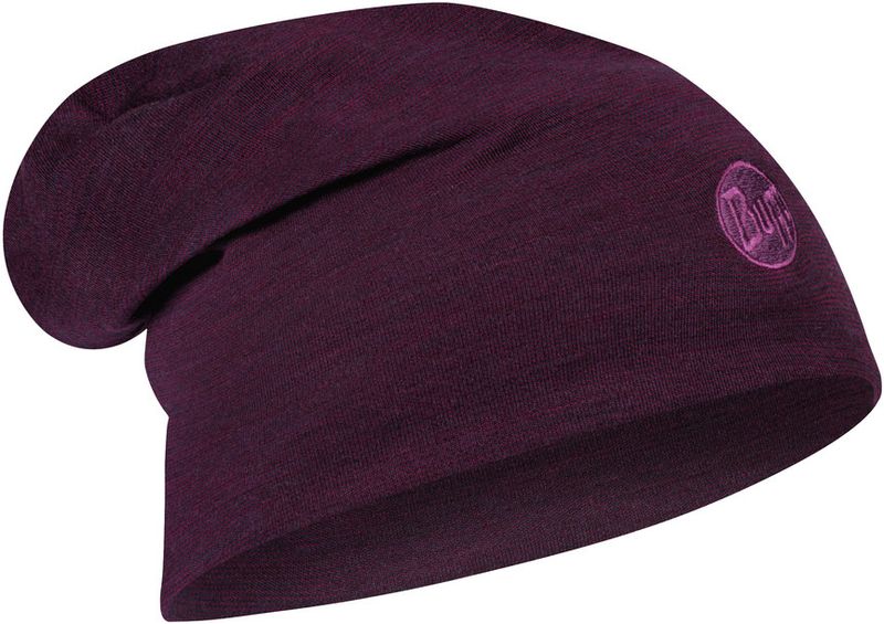 Теплая шерстяная шапка-бини Buff Hat Wool Heavyweight Purplish Multi Stripes Фото 1