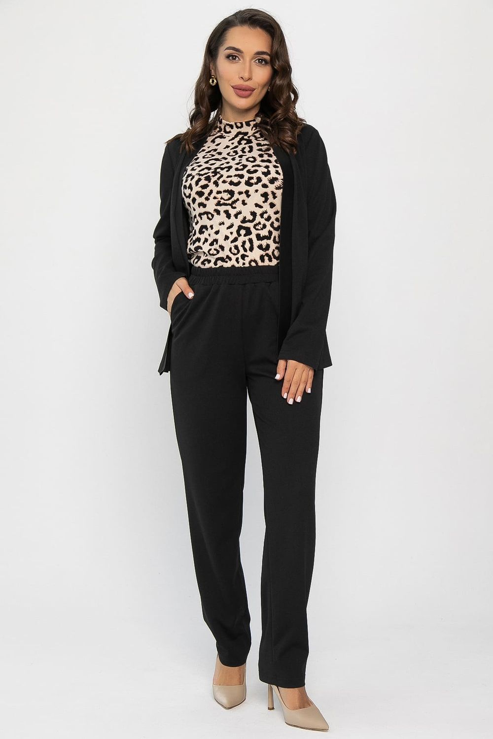 Костюм брючный Альпия (черный) К14301-9М LT Collection