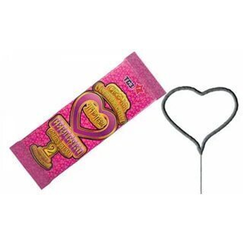 Бенгальская свеча "Сердечко", упак