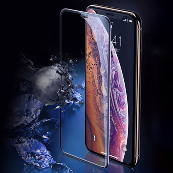 Защитное стекло Baseus Full-screen Curved Tempered для iPhone X/XS/11 Pro с защитной сеткой на динамик