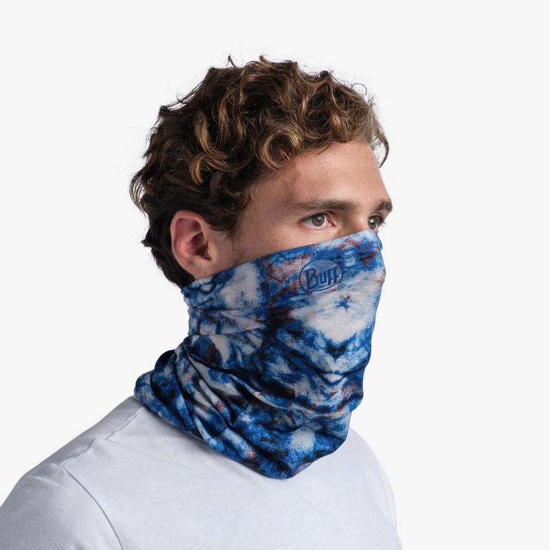 Бандана-труба Buff CoolNet UV+ Telblur Blue Фото 5