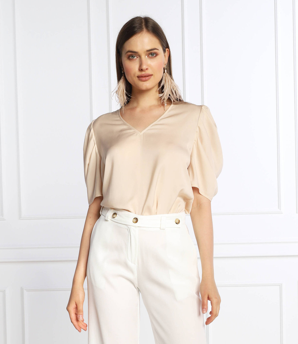 блузка DKNY - кремовый(P21A7I89)