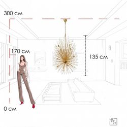 Подвесная люстра Loft it Splash 10418/12