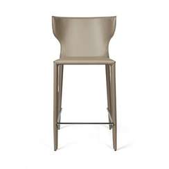 Стул полубарный Austin, кожа нуга