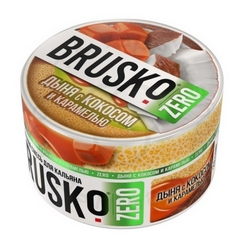 Бестабачная смесь для кальяна BRUSKO, 250 г, Дыня с кокосом и карамелью, Zero (М)