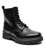 Кожаные высокие сапоги Ryan_halb_pllt HUGO - черный(50528851)