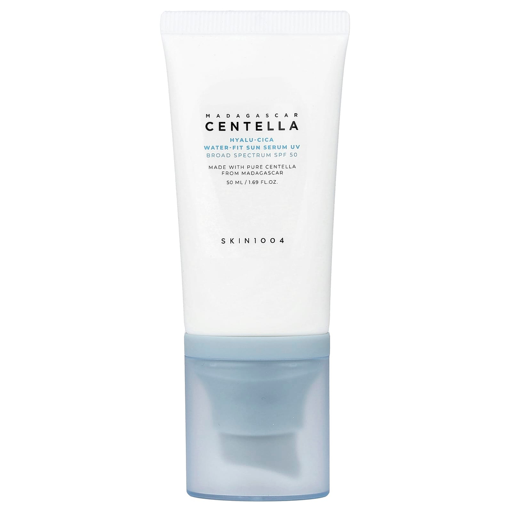 SKIN1004, мадагаскарская готу кола, Hyalu-Cica Water-Fit, солнцезащитная сыворотка, SPF 50, 50 мл (1,69 жидк. унции)
