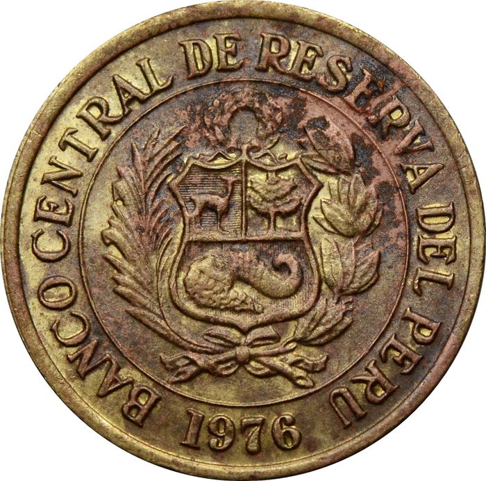 1 соль 1976 Перу VF