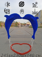 Фото зона "Дельфины"