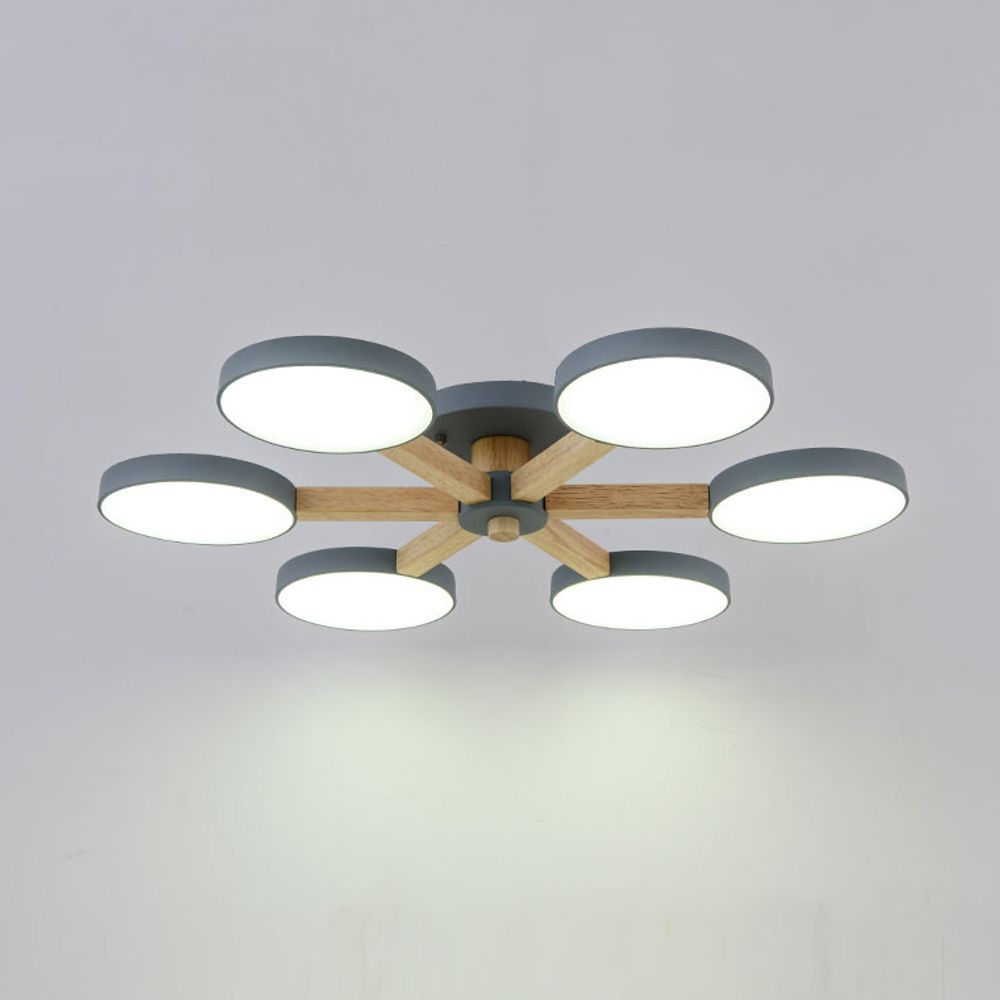 Потолочная Люстра Turna 6 Gray By Imperiumloft