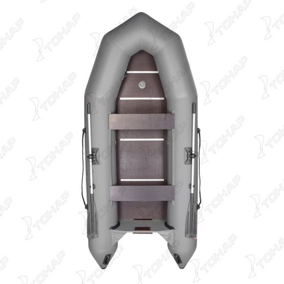 Лодка Тонар Капитан Т330 (киль+пол) серый