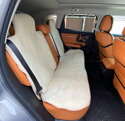 Накидки на заднее сиденья из овечьей шерсти (100%)