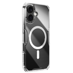 Прозрачный чехол от Nillkin с поддержкой MagSafe для смартфона iPhone 16, серия Nature TPU Pro Magnetic Case