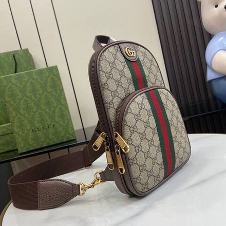 Нагрудная сумка-слинг Gucci