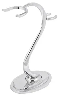 Подставка для помазка и станка "KURT" металлическая в виде кобры, 155 мм, К_90006