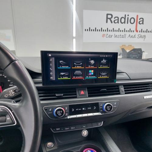 Магнитола для Audi A4 (B9), A5 (F5) 2016-2020 - RDL-1204 монитор 12.3" на Android 14, Быстрая, CarPlay, 4G SIM-слот
