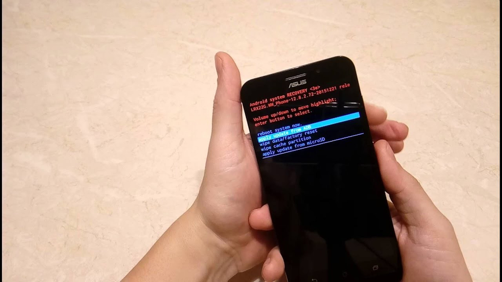 Перепрошивка телефона Asus