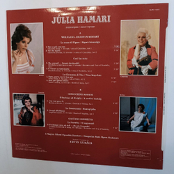 Винтажная виниловая пластинка Julia Hamari, Mozart, Rossini, Donizetti, Ervin Lukacs Operatic Recital (Hungary 1983)
