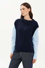 23447 Джемпер женский (синий)