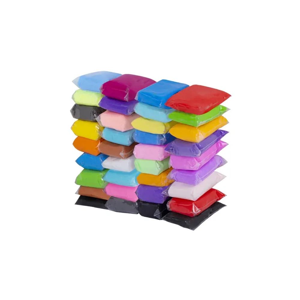 Пластилин супер лёгкий воздушный застывающий 36 цветов, 310 г, 3 стека, ПИФАГОР