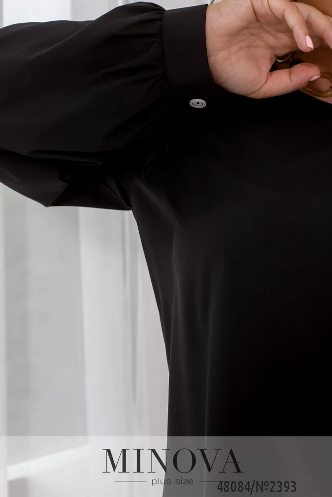 Блуза 2393-черный Minova
