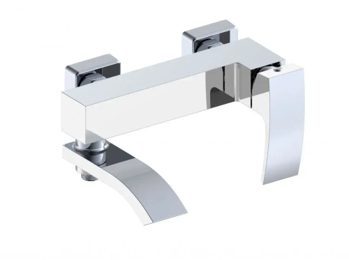 Смеситель для ванны с ручным душем RIMERO RM3207WC (Белый/Хром)