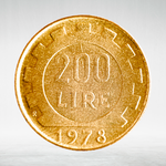 Italy 200 Lire 1978 R "Woman Head – Standard Issue", XF