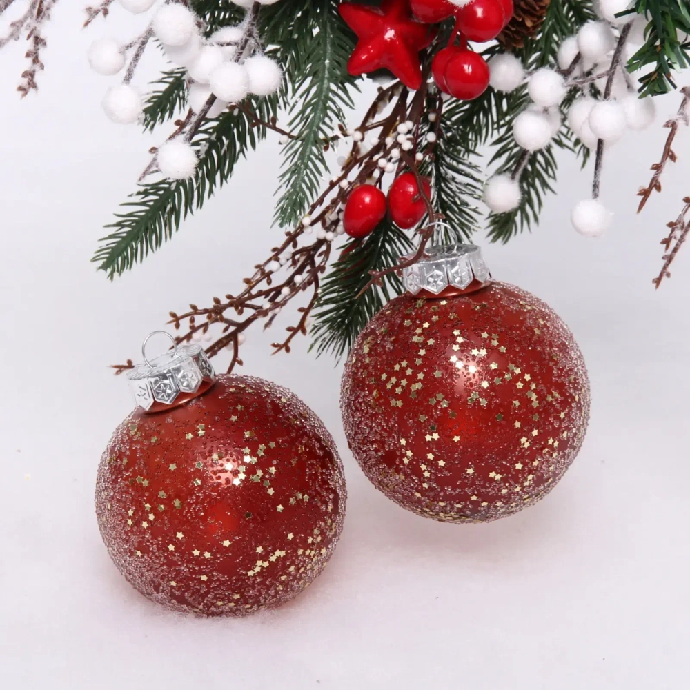 Набор украшений SHINE «Diamond Sand» 8 см (2 шт.), copper