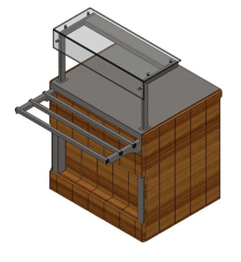 Прилавок нейтральный REFETTORIO RN11A