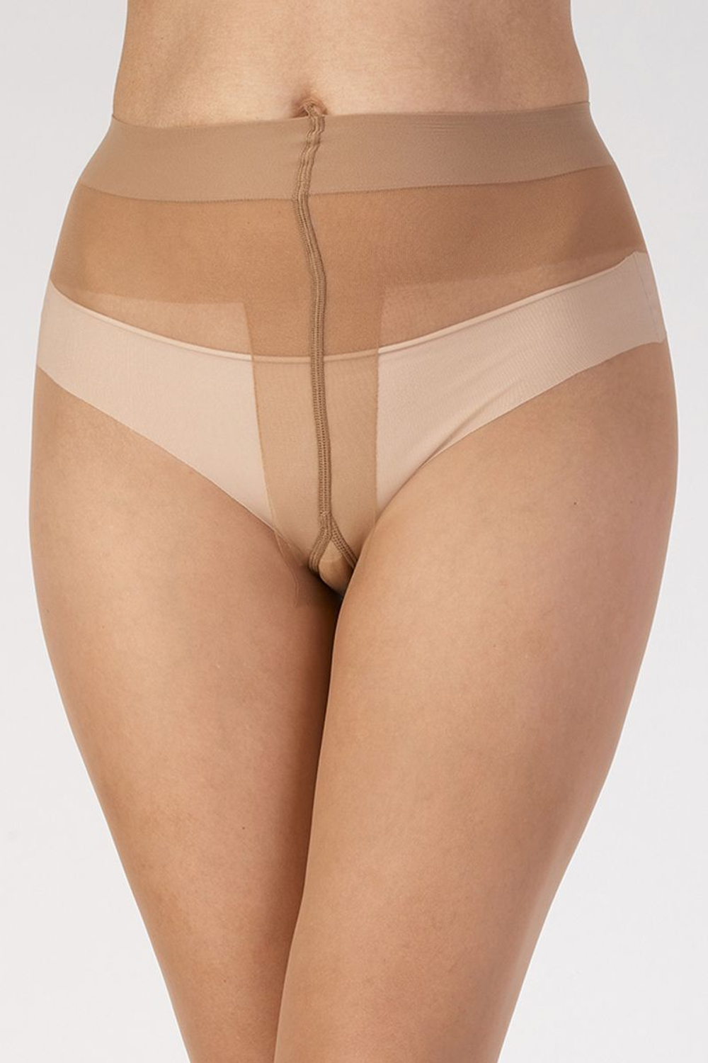 Матовые колготки из наномикрофибры (Размер: L) (Цвет: черный)