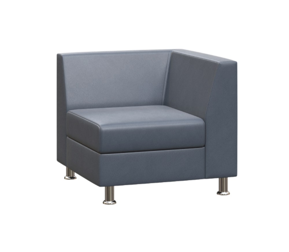 Секция с подлокотником одноместная ПРАЙМ