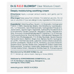 Dr. G, RED Blemish®, прозрачный увлажняющий крем, для сухой кожи, 70 мл (2,36 жидк. унции)