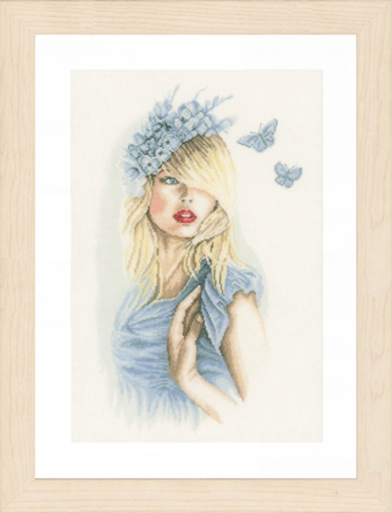 Набор для вышивания Lanarte &quot;Blue butterflies&quot;