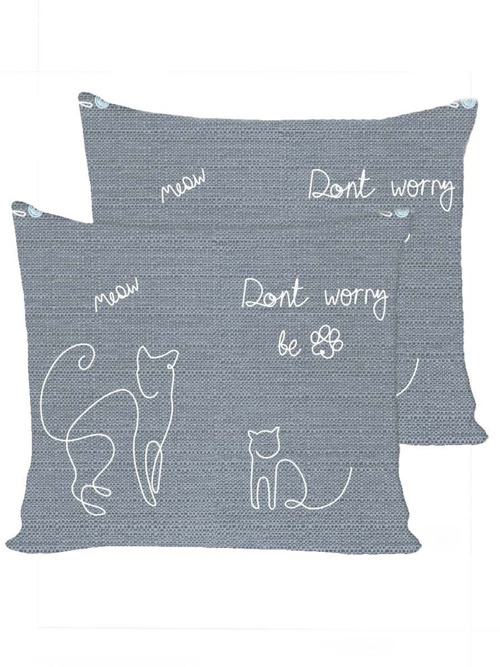 Наволочка комплект 2шт поплин Сказка "Феликс" 70x70 см на молнии