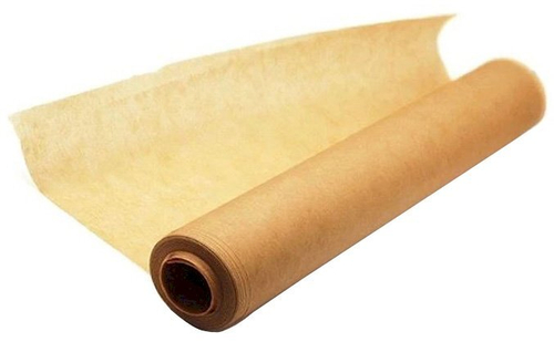 Бумага для выпечки, 38 см x 25 м, коричневая в пленке УП, 25 рулонов в коробке