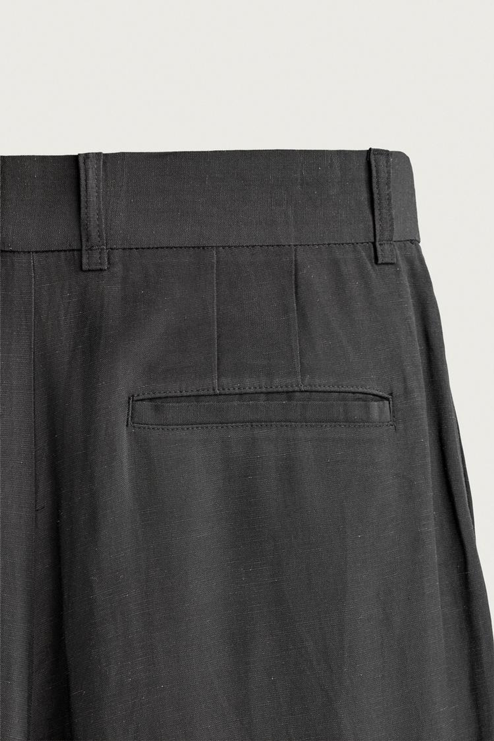 ZARA КОСТЮМНЫЕ БРЮКИ WIDE FIT СВОБОДНОГО КРОЯ, АНТРАЦИТОВО-СЕРЫЙ