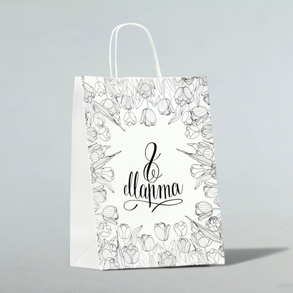 Пакет подарочный "8 марта", 24 х 10,5 х 32 см