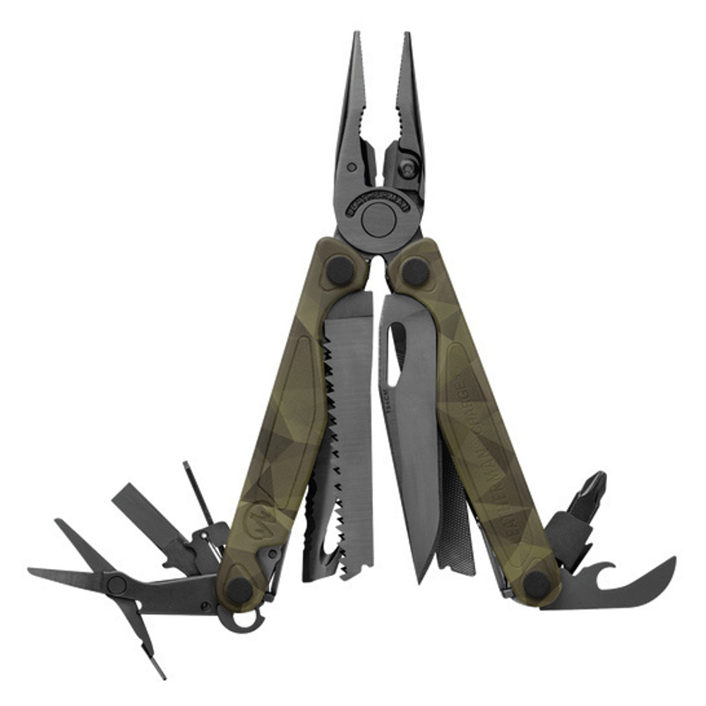 Мультитул Leatherman Charge plus 832710, камуфляж, 19 функций, нейлоновый  чехол