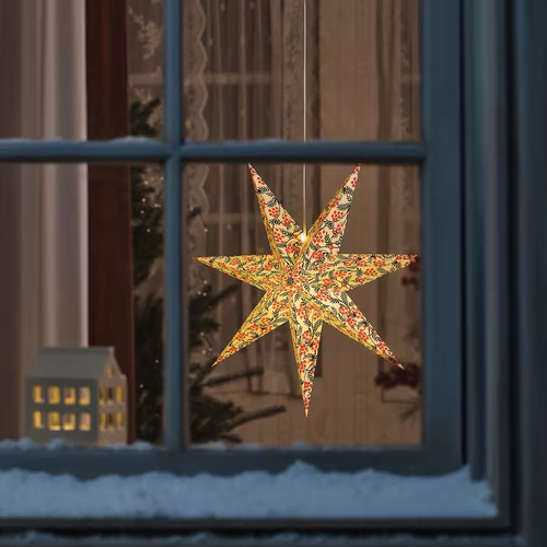 СТРАЛА STROLA Абажур 70 см, узор/ягоды