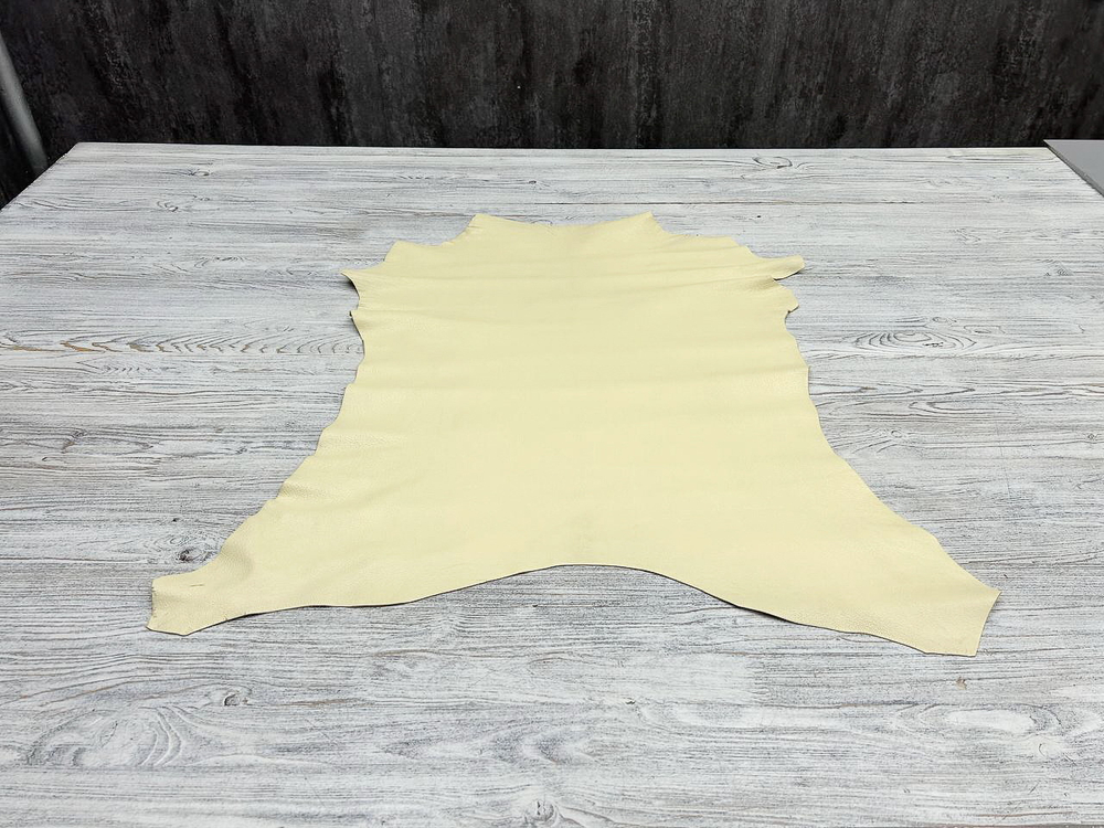 Seven Lux Lemon (1,2-1,4 мм), цв. Желтый, натуральная кожа козы
