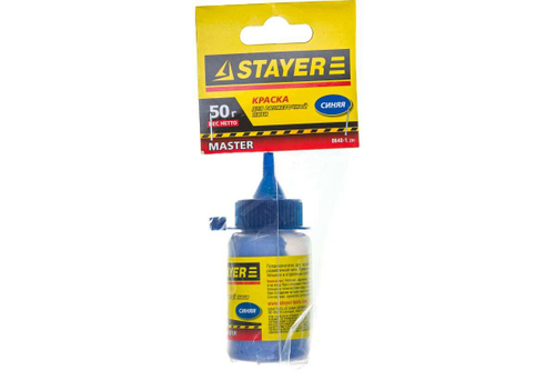 Синяя краска для разметочных шнуров 50 г STAYER 0640-1_z01